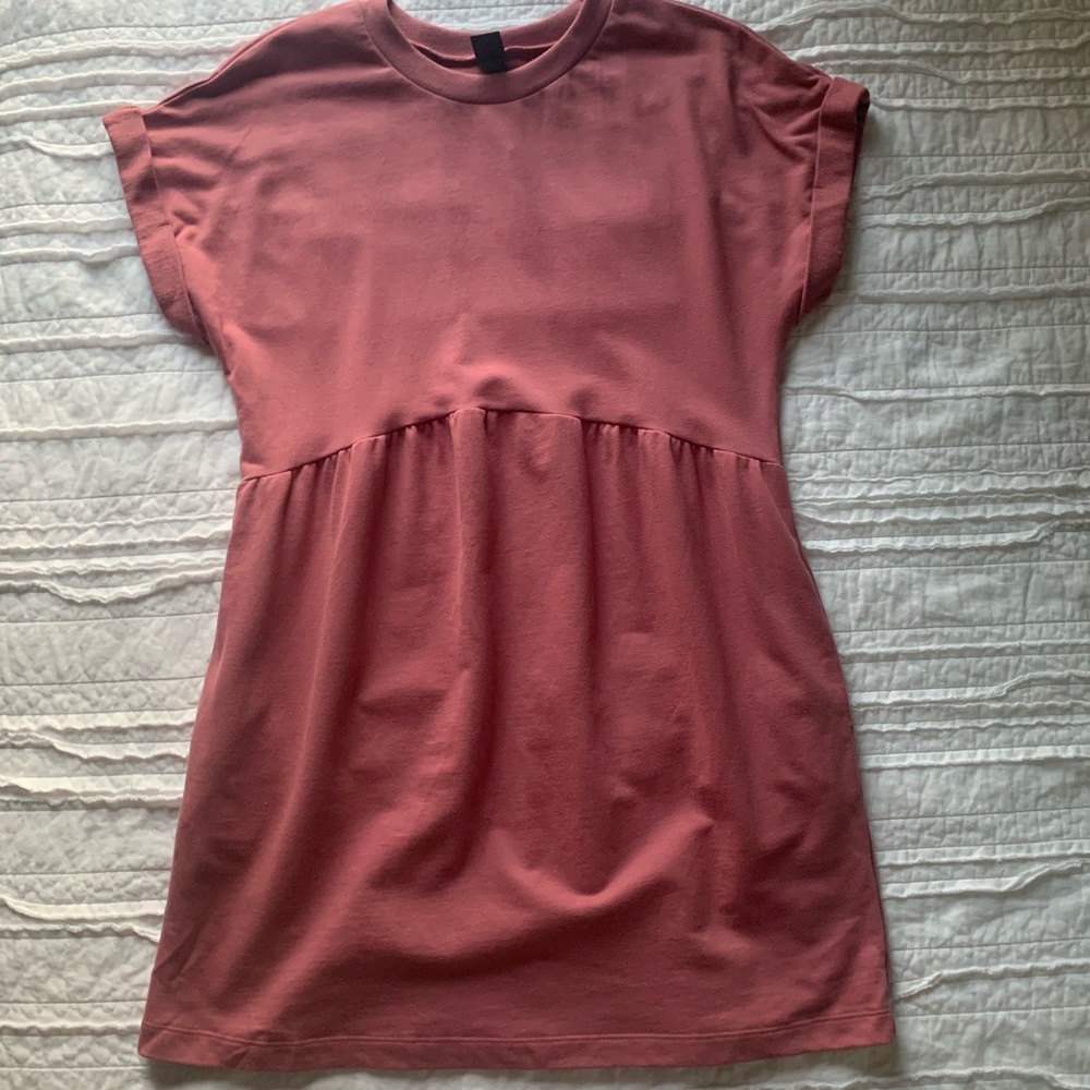 NWT XS Wild Fable Mauve T-Shirt Babydoll Dress